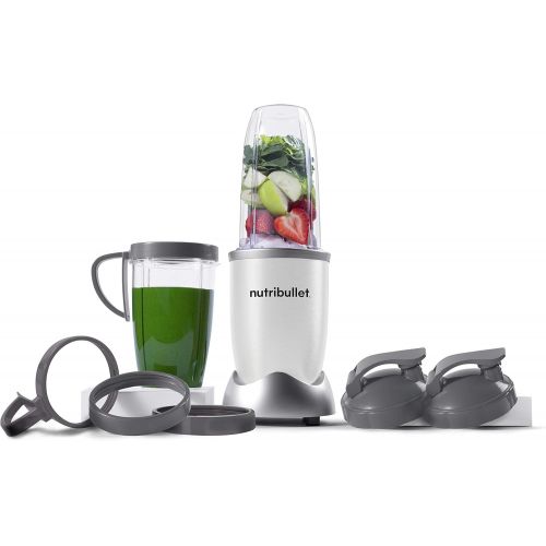  NutriBullet Pro - 13-Piece High-Speed BlenderMixer System with Hardcover Recipe Book Included (900 Watts)