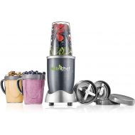 NutriChef Personal Electric Single Serve Blender - 600W Professional Kitchen Countertop Mini Blender for Shakes and Smoothies w/ Pulse Blend, Convenient Lid Cover, Portable 10 & 20 Oz Cups -