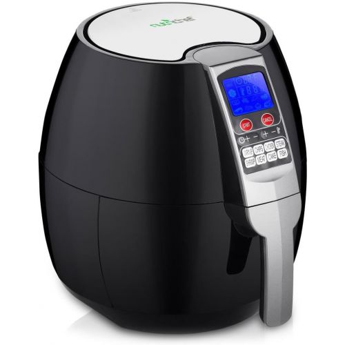  NutriChef AZPKAIRFR54 Digital Air Fryer, Black