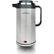 NutriChef AZPKWK23SR Electric Kettle, 2.25 pounds, Silver