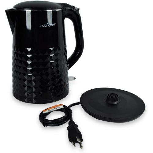  NutriChef AZPKWK10BK Electric Kettle, Black