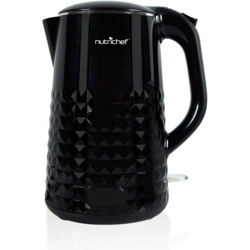  NutriChef AZPKWK10BK Electric Kettle, Black