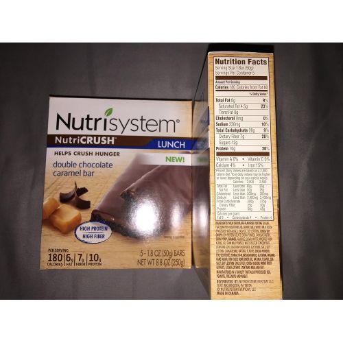  Nutrisystem Nutrisytem Double Chocolate caramel 15 bars.