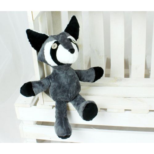  NuvaArt Stuffed Raccoon, Plush Raccoon, Handmade Raccoon, Soft Toy, Mascot Raccoon, Martin