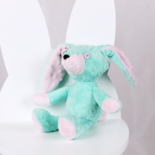  NuvaArt Stuffed Bunny, Plush Rabbit, Handmade Bunny, Soft Toy, Mascot Bunny, Emi