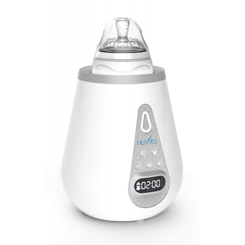  Nuvita 1170 Digitaler 4in1 Flaschenwarmer Babykostwarmer mit Sterilisator | Flaschchenwarmer fuer Babynahrung&Muttermilch | Baby Bottle Erwarmer mit Timer | Schonend Auftauen | EU M