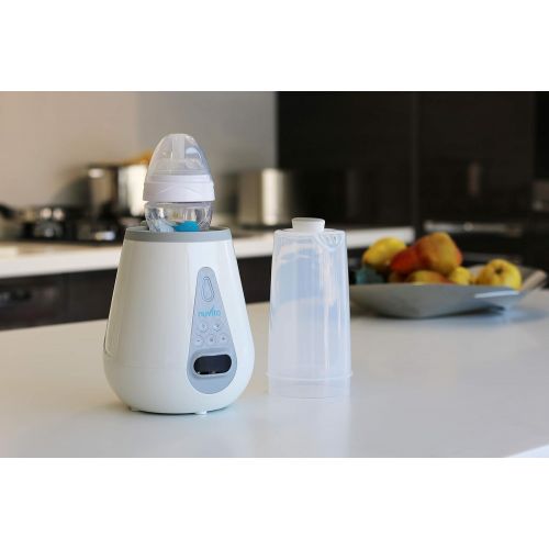  Nuvita 1170 Digitaler 4in1 Flaschenwarmer Babykostwarmer mit Sterilisator | Flaschchenwarmer fuer Babynahrung&Muttermilch | Baby Bottle Erwarmer mit Timer | Schonend Auftauen | EU M