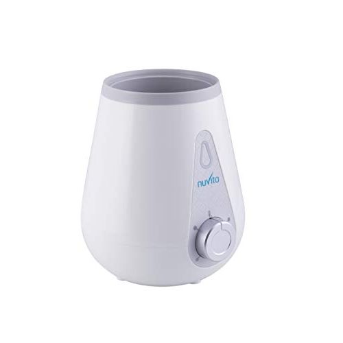  Nuvita 1165 4 in 1 Baby Flaschenwarmer - Elektrischer Babykostwarmer fuer Unterwegs  Auto-Adapter ideal fuer Reisen  Schnelle Erwarmung - Schonendes Auftauen und Schutz vor UEberhit