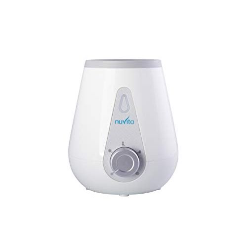  Nuvita 1165 4 in 1 Baby Flaschenwarmer - Elektrischer Babykostwarmer fuer Unterwegs  Auto-Adapter ideal fuer Reisen  Schnelle Erwarmung - Schonendes Auftauen und Schutz vor UEberhit