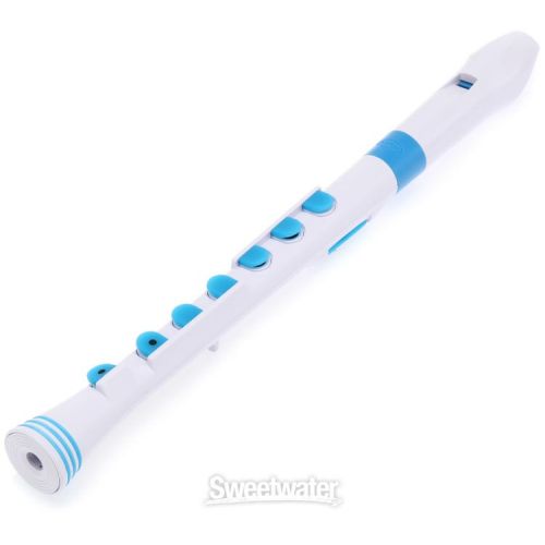  Nuvo Recorder+ Soprano Recorder - White/Blue