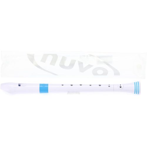  Nuvo Soprano Recorder - White/Blue