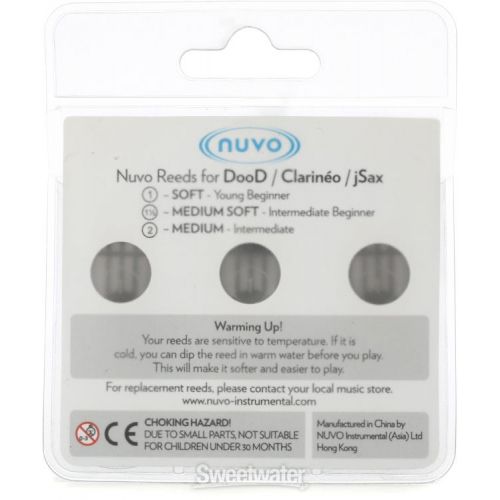  Nuvo N160RD10 Synthetic Reeds - 1.0 (3-pack)