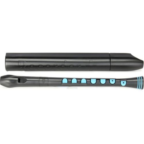  Nuvo Recorder+ Soprano Recorder - Black/Blue