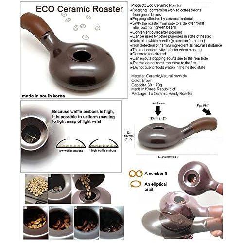  Nuvo Eco Ceramic Handy Coffee Bean Roaster by Nuvo