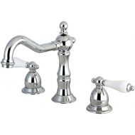 Nuvo Elements of Design ES1971PL Baltimore 2-Handle 8 to 14 Widespread Lavatory Faucet with Brass Pop-Up, 7-1/2, Polished Chrome