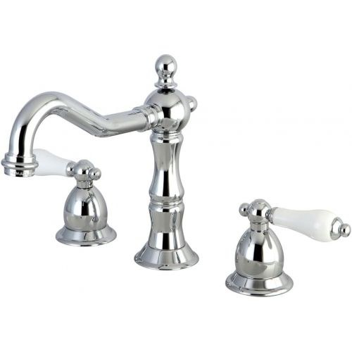  Nuvo Elements of Design ES1971PL Baltimore 2-Handle 8 to 14 Widespread Lavatory Faucet with Brass Pop-Up, 7-1/2, Polished Chrome