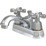 Nuvo Elements of Design ES4261HX New York 2-Handle 4 Centerset Lavatory Faucet with Brass Pop-up, 4- 1/2, Polished Chrome