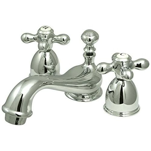  Nuvo Elements of Design ES3951AX Chicago 2-Handle 4 to 8 Mini Widespread Lavatory Faucet with Brass Pop-Up, 4-1/2, Polished Chrome