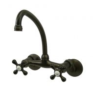 Nuvo ES2145X Elements of Design Accents 2-Handle Wall Mount Kitchen Faucet, 6-5/8, Oil Rubbed Bronze