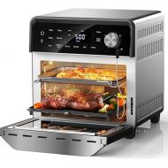 Nuwave TODD ENGLISH Air Fryer Grill Oven Combo, TRUE Char & Flavor, 100 in 1 Super Convection Toaster Oven Countertop, Excellent Thermal Insulation, POWERPORT™ Plug-In Grill, 550°F, Stainless Steel