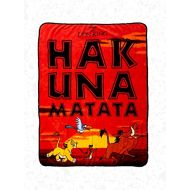 Nw Disney The Lion King Hakuna Matata Plush Throw Blanket