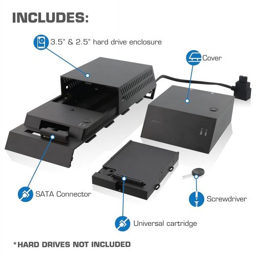  By Nyko Nyko Data Bank Plus - Data Bank 3.5 Hard Drive Enclosure Upgrade Dock for PlayStation 4