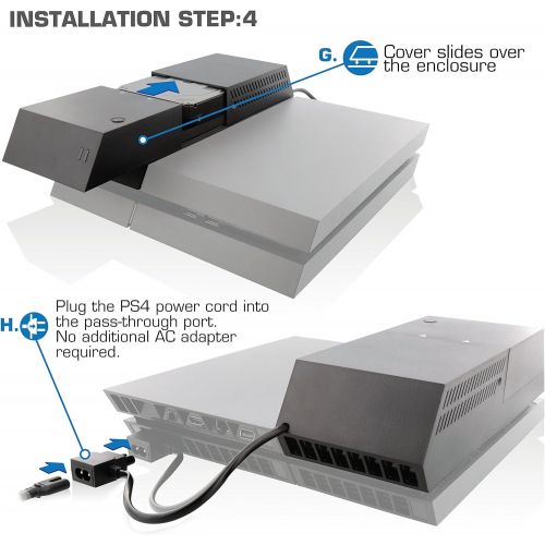  By Nyko Nyko Data Bank Plus - Data Bank 3.5 Hard Drive Enclosure Upgrade Dock for PlayStation 4