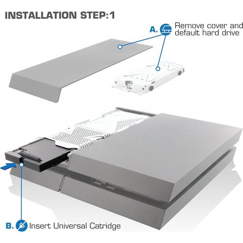  By Nyko Nyko Data Bank Plus - Data Bank 3.5 Hard Drive Enclosure Upgrade Dock for PlayStation 4