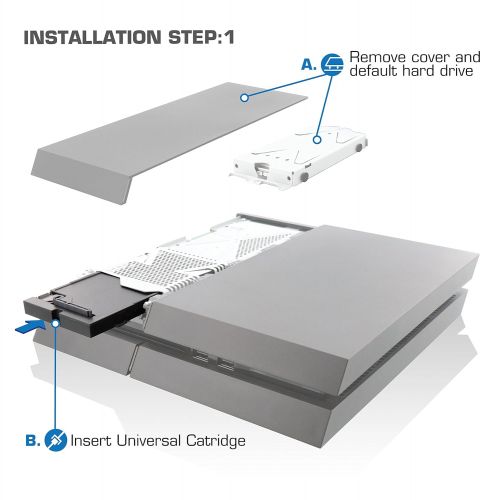  By Nyko Nyko Data Bank Plus - Data Bank 3.5 Hard Drive Enclosure Upgrade Dock for PlayStation 4