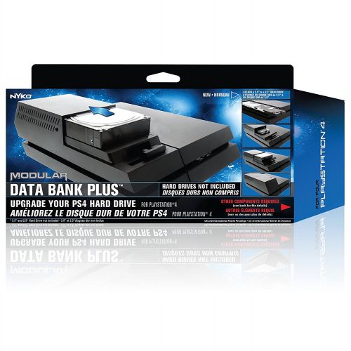  By Nyko Nyko Data Bank Plus - Data Bank 3.5 Hard Drive Enclosure Upgrade Dock for PlayStation 4