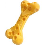 Nylabone Cheese Dog Toy - Power Chew Dog Toy for Aggressive Chewers - Medium/Wolf (1 Count)