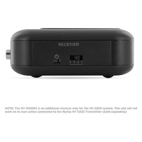  [아마존베스트]Nyrius Additional Receiver Only for The 5.8 GHz Wireless Audio/Video System (Sold Separately) with IR Remote Extender for Streaming Cable, Satellite, DVD - Does Not Include Transmi