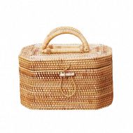 Nyusdar Women Straw Bag Female Summer Beach Handbag Lady Handmade Vintage Rattan Bags Hollow Totes Box Large Bag