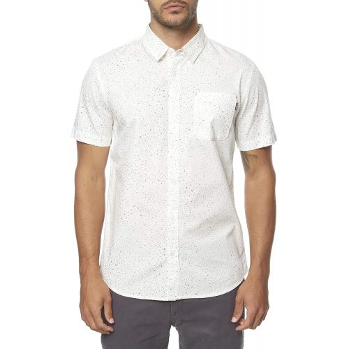  O%27NEILL ONEILL Mens Casual Modern Fit Short Sleeve Woven Button Down Shirt