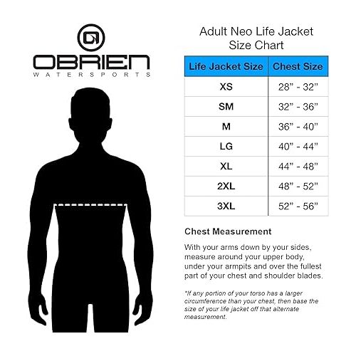  O'Brien Men's Flex V-Back Life Jacket