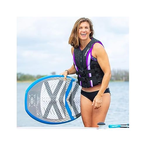  O'Brien Impulse Women's Life Jacket, US Coast Guard Approved, Great for Any Water Sports - Boating, Skiing, Surfing, PWC