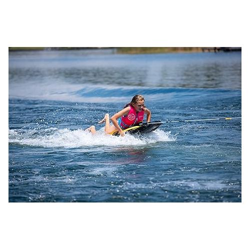  O'Brien Voodoo Kneeboard with Hook, Yellow, 51.25