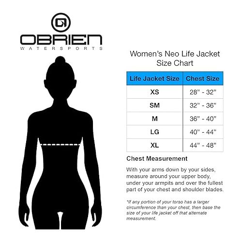  O'Brien Women's Focus Neoprene CGA Approved Life Jacket