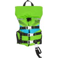 O'Brien Childs Nylon Life Jacket with Collar, Lime (32-55lbs)