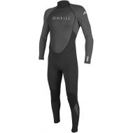 O'Neill Men's Reactor-2 3/2mm Back Zip Full Wetsuit, Black/Graphite, XLS