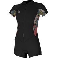 O'Neill Women's Bahia 2/1mm Full Zip, Short Sleeve, Spring Wetsuit