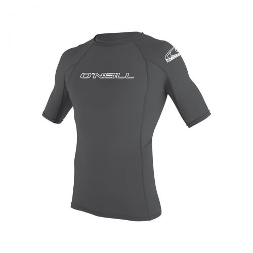  O'Neill ONeill Mens Basic Skins S/S Crew Wetsuit, Smoke, Large