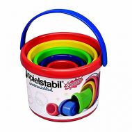 O SPIELSTABIL Spielstabil Nesting Stacker - Sturdy 5 Piece Set with Carry Handle (Made in Germany)