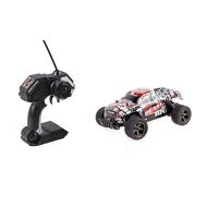 O.B Toys&Gift Beast Radio Control Monster Truck Large Toy RTR w/ Working Suspension, 2.4G High Speed Racing Cars ,Radio Control Off-Road Hobby Truggy Rechargeable Batteries (Red, 1:16)