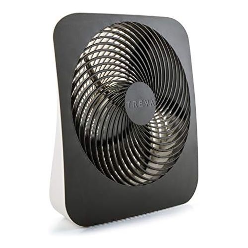  [아마존베스트]O2COOL Treva 10-Inch Portable Desktop Air Circulation Battery Fan - 2 Cooling Speeds - With AC Adapter