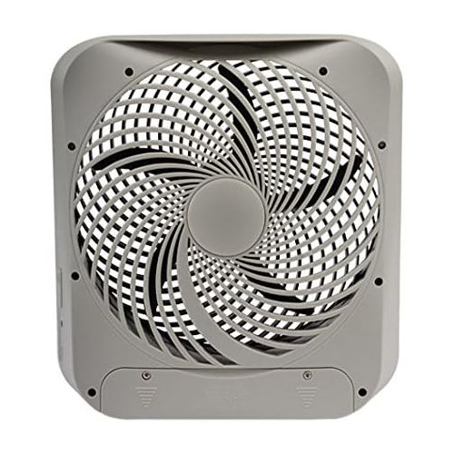  [아마존베스트]O2COOL Treva 10-Inch Portable Desktop Air Circulation Battery Fan - 2 Cooling Speeds - With AC Adapter