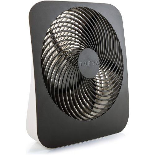  [아마존베스트]O2COOL Treva 10-Inch Portable Desktop Air Circulation Battery Fan - 2 Cooling Speeds - With AC Adapter