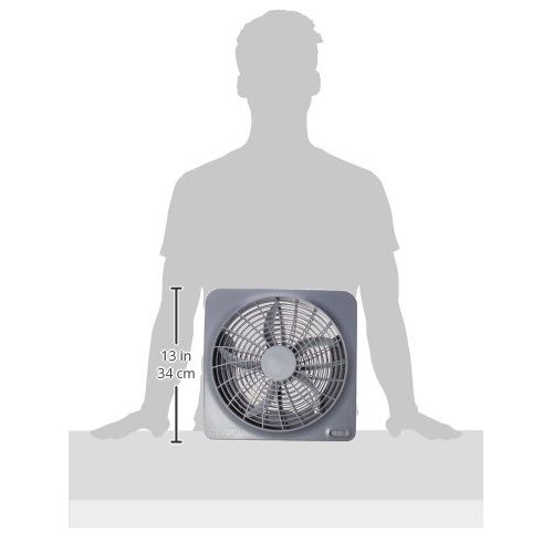  O2COOL 10-Inch Standard Base Personal Fan, Universal, Gray