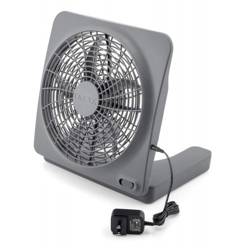  O2COOL 10-Inch Standard Base Personal Fan, Universal, Gray