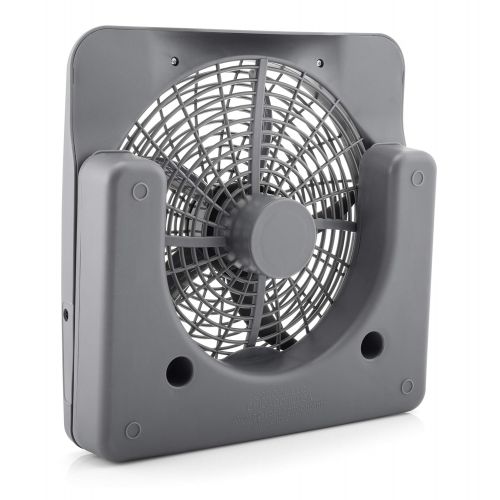  O2COOL 10-Inch Standard Base Personal Fan, Universal, Gray